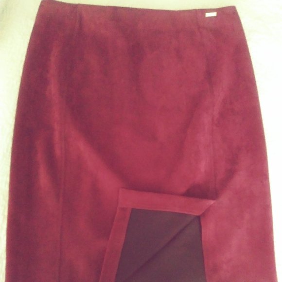 Ivanka Trump Dresses & Skirts - Ivanka Trump Skirt-Faux Suede Skirt